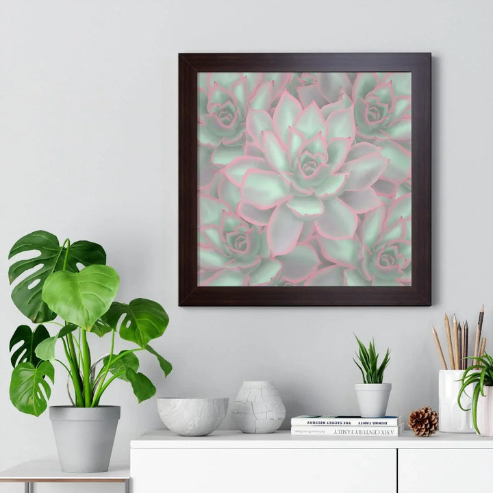 Echeveria Violet Queen Succulent Framed Print, Poster, Laura Christine Photography & Design, Framed, Home & Living, Indoor, Paper, Posters, Laura Christine Photography & Design, laurachristinedesign.com