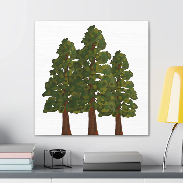 Coastal Redwoods Canvas - Stretched Cotton Canvas Art Print | Matte Finish Wall Hanging Artwork