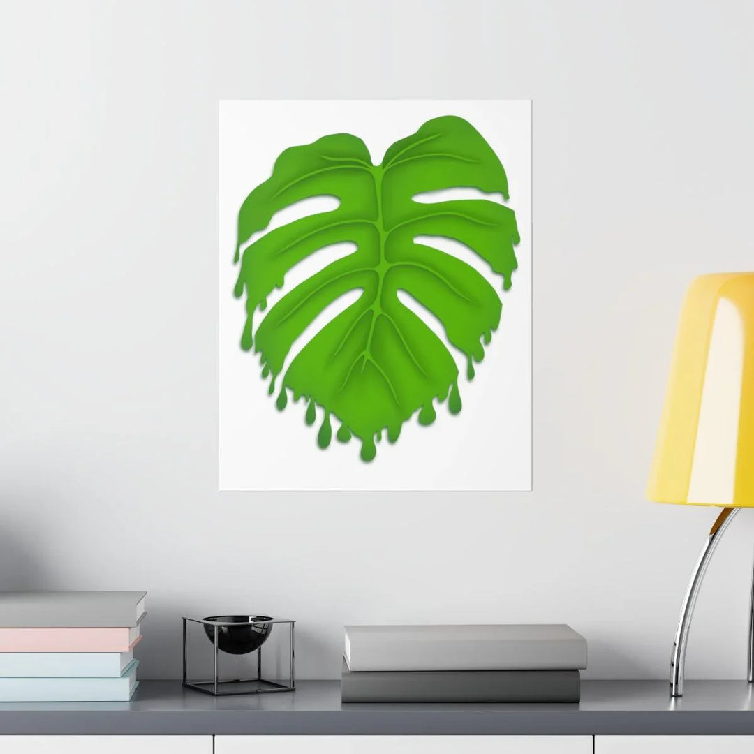 Melting Monstera Print, Poster, Laura Christine Photography & Design, Back to School, Home & Living, Indoor, Matte, Paper, Posters, Valentine's Day promotion, Laura Christine Photography & Design, laurachristinedesign.com