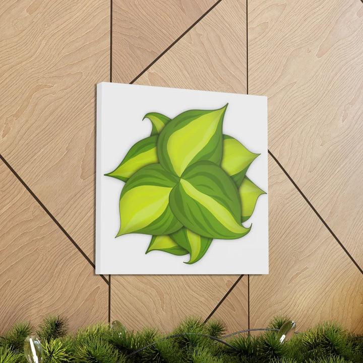 Philodendron Brasil Canvas - Botanical Canvas Art Print With Matte Finish & Durable Hanging - Laura Christine Photography & Design