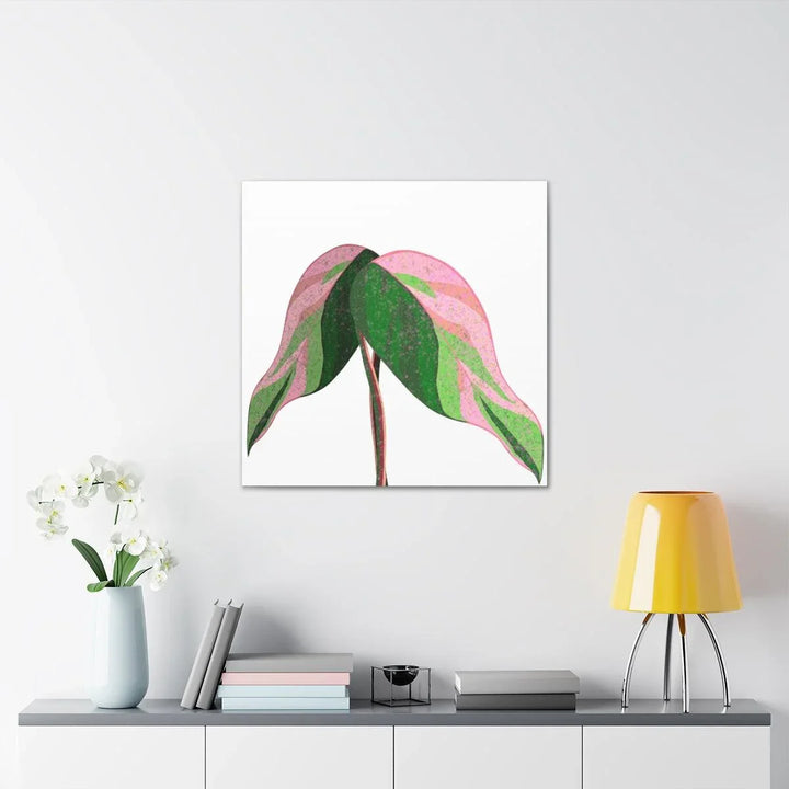 Pink Princess Philodendron Canvas, Canvas, Laura Christine Photography & Design, Art & Wall Decor, Canvas, Hanging Hardware, Home & Living, Indoor, Laura Christine Photography & Design, laurachristinedesign.com