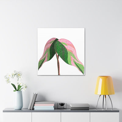 Pink Princess Philodendron Canvas, Canvas, Laura Christine Photography & Design, Art & Wall Decor, Canvas, Hanging Hardware, Home & Living, Indoor, Laura Christine Photography & Design, laurachristinedesign.com