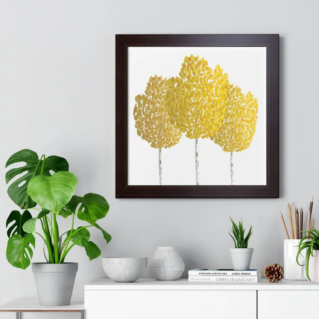 Fall Aspen Framed Print, Poster, Laura Christine Photography & Design, Framed, Home & Living, Indoor, Paper, Posters, Laura Christine Photography & Design, laurachristinedesign.com