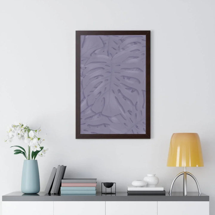 Violet Monstera Framed Print, Poster, Laura Christine Photography & Design, Framed, Home & Living, Indoor, Paper, Posters, Laura Christine Photography & Design, laurachristinedesign.com