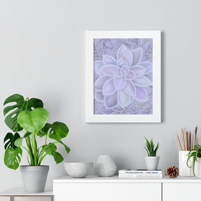 Graptopetalum 'Murasaki' Succulent Framed Print, Poster, Laura Christine Photography & Design, Framed, Home & Living, Indoor, Paper, Posters, Laura Christine Photography & Design, laurachristinedesign.com