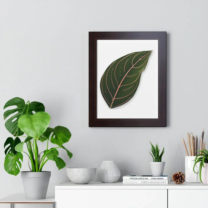 Aglaonema Rotundum Framed Print, Poster, Laura Christine Photography & Design, Framed, Home & Living, Indoor, Paper, Posters, Laura Christine Photography & Design, laurachristinedesign.com