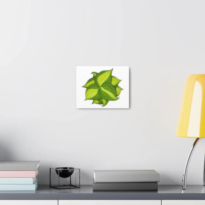 Philodendron Brasil Canvas - Botanical Canvas Art Print With Matte Finish & Durable Hanging - Laura Christine Photography & Design