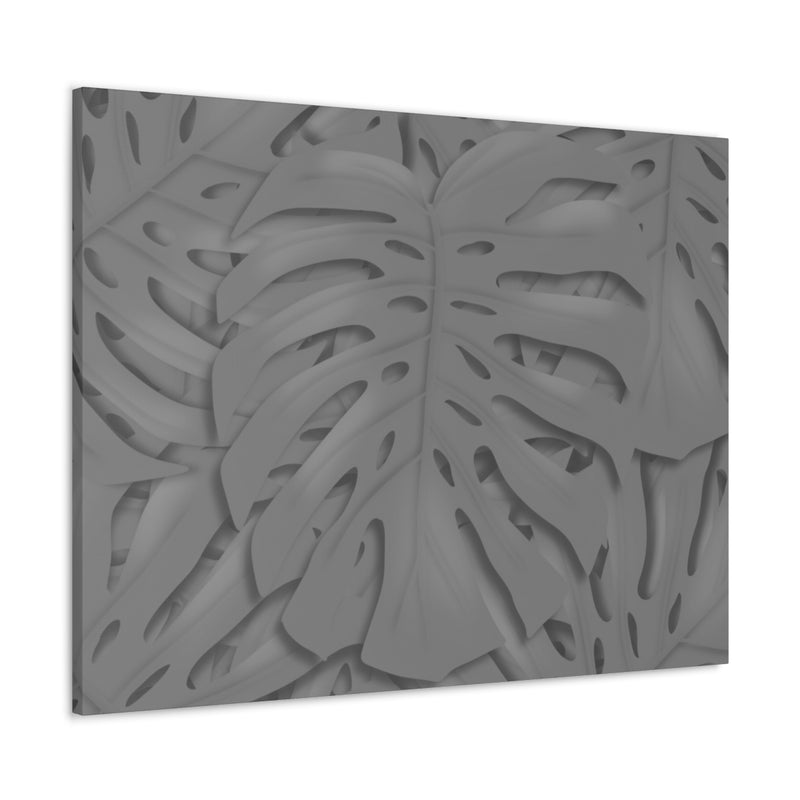 Smokey Monstera Canvas