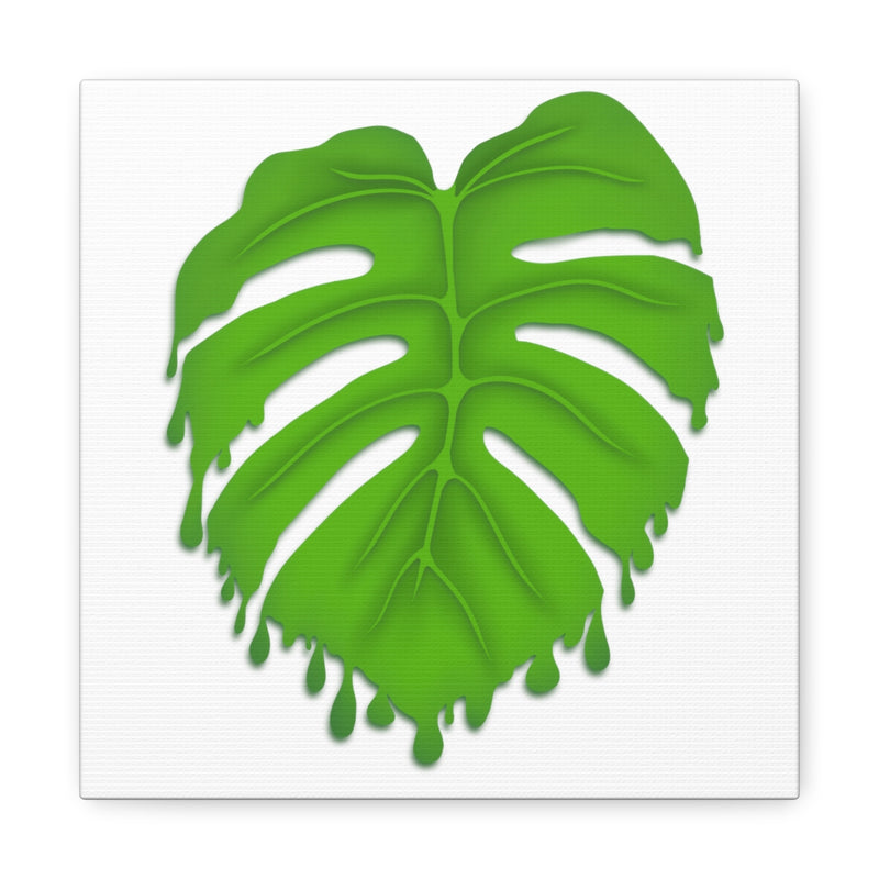 Melting Monstera Canvas