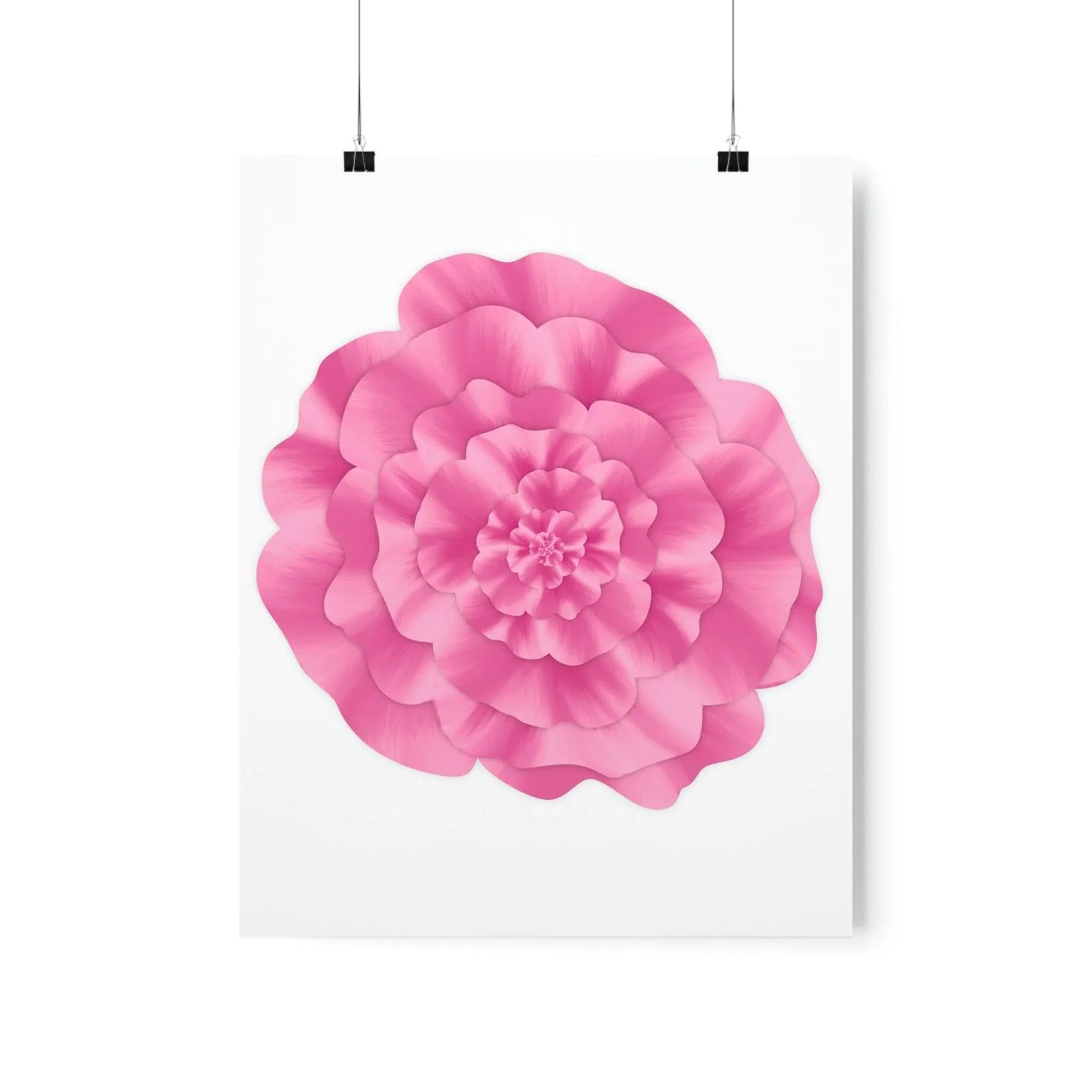 Abstract Peony Flower Print, Poster, Printify, Back to School, Home & Living, Indoor, Matte, Paper, Posters, Valentine's Day promotion, Laura Christine Photography & Design, laurachristinedesign.com