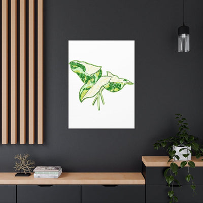 Marble Syngonium Canvas, Canvas, Laura Christine Photography & Design, Art & Wall Decor, Canvas, Hanging Hardware, Home & Living, Indoor, Laura Christine Photography & Design, 