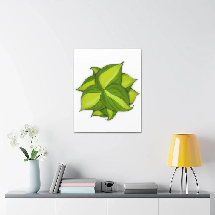 Philodendron Brasil Canvas - Botanical Canvas Art Print With Matte Finish & Durable Hanging - Laura Christine Photography & Design