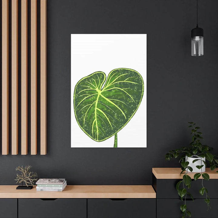 Philodendron Gloriosum Canvas - Stretched Canvas Art Print | Matte Indoor Wall Art - Laura Christine Photography & Design