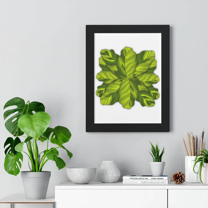 Calathea Yellow Fusion Framed Print, Poster, Laura Christine Photography & Design, Bottle, Calathea, Canvas Bag, Coffee, Drinkware, Framed, Home & Living, Indoor, Paper, Posters, Prayer Plant, Reusable, Shopping Bag, Tea, Tote Bag, Travel, Tumbler, Water, Yellow Fusion, Laura Christine Photography & Design, laurachristinedesign.com