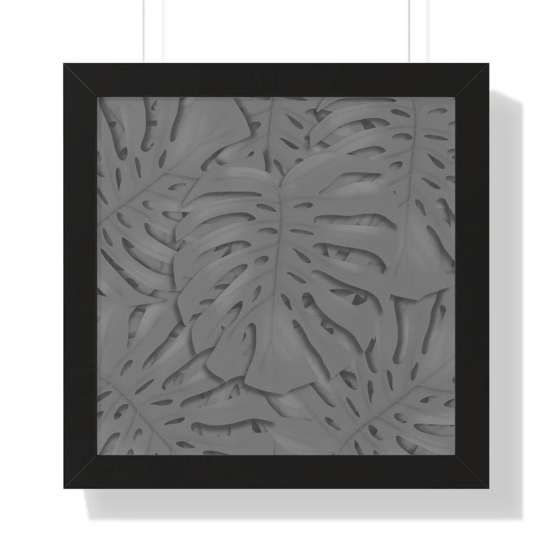 Smokey Monstera Framed Print, Poster, Laura Christine Photography & Design, Framed, Home & Living, Indoor, Paper, Posters, Laura Christine Photography & Design, laurachristinedesign.com