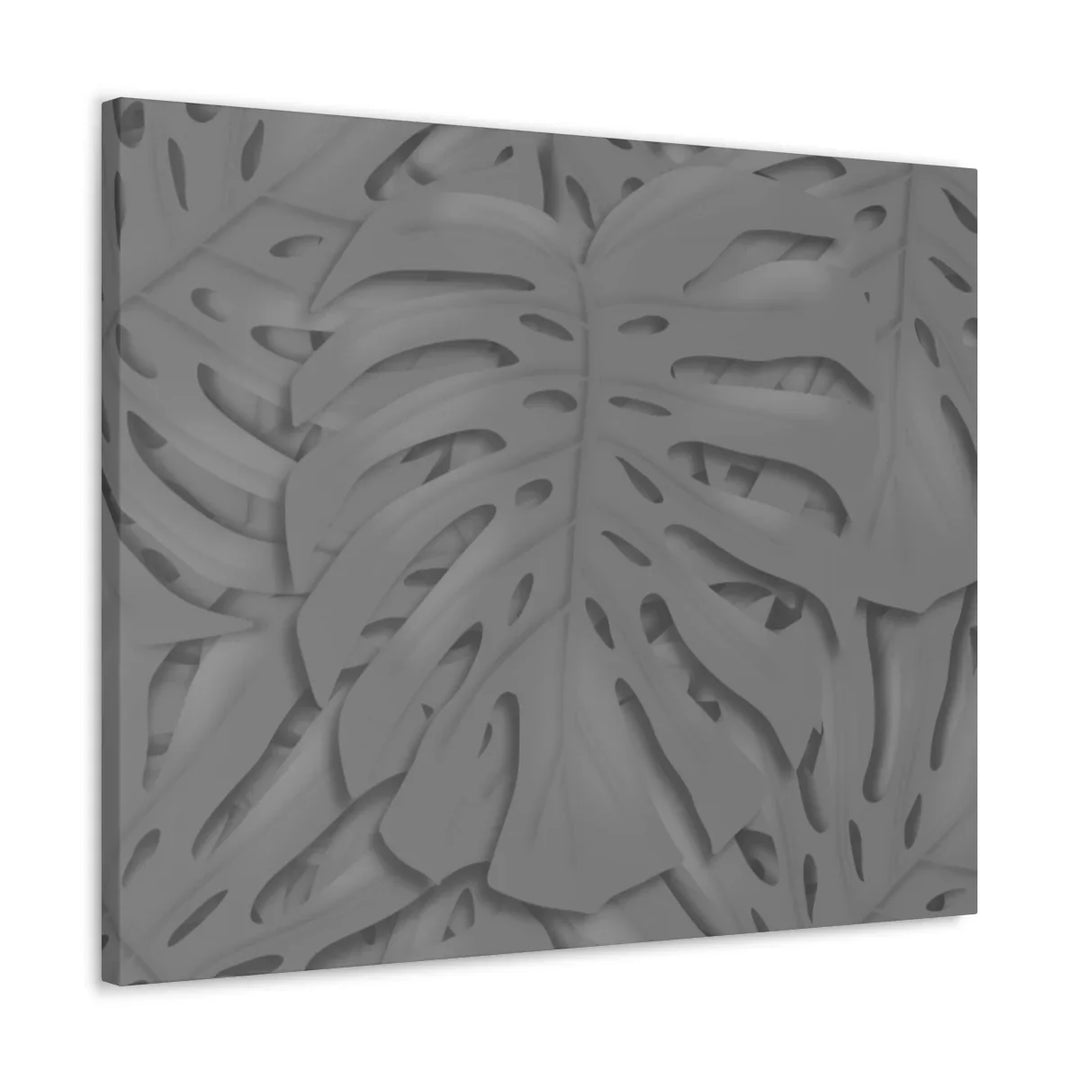 Monstera Canvas Art - Durable Matte Finish Canvas Art Print | Tropical Leaf Wall Decor