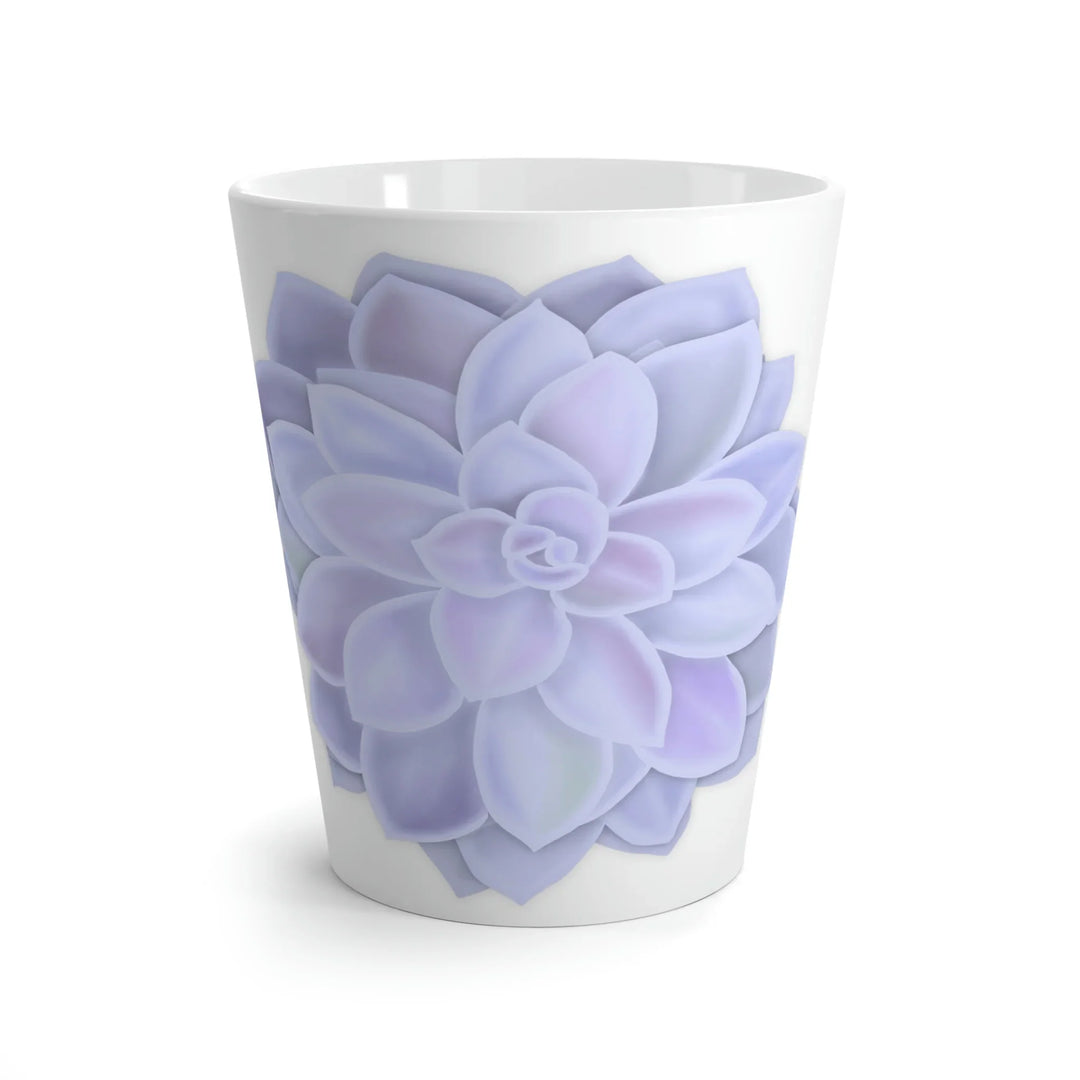 Succulent Mug - Durable Ceramic Coffee Mug With Easy Grip Handle & Pastel Design