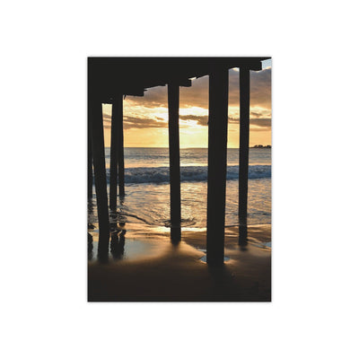 Sunset under the pier - Photo Poster, Poster, Printify, Art & Wall Decor, Home & Living, Paper, Poster, Posters, Laura Christine Photography & Design, laurachristinedesign.com