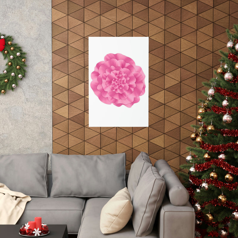 Abstract Peony Flower Print