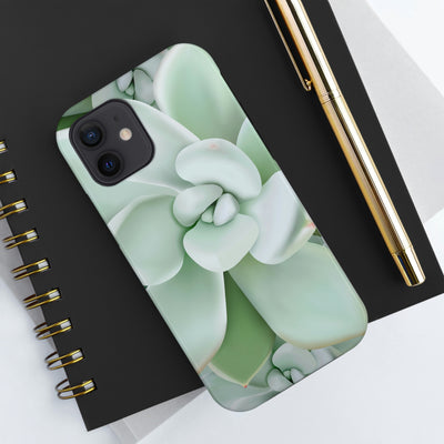 Pachyveria Haagei Succulent Phone Case, Phone Case, Printify, Accessories, Glossy, iPhone Cases, Matte, Phone accessory, Phone Cases, Samsung Cases, Laura Christine Photography & Design, laurachristinedesign.com