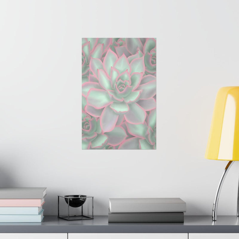 Echeveria Violet Queen Succulent Print, Poster, Laura Christine Photography & Design, Back to School, Home & Living, Indoor, Matte, Paper, Posters, Valentine&