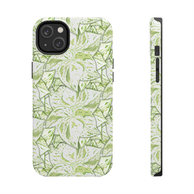 Snow Queen Pothos Phone Case, Phone Case, Printify, Accessories, Glossy, iPhone Cases, Matte, Phone accessory, Phone Cases, Samsung Cases, Laura Christine Photography & Design, laurachristinedesign.com
