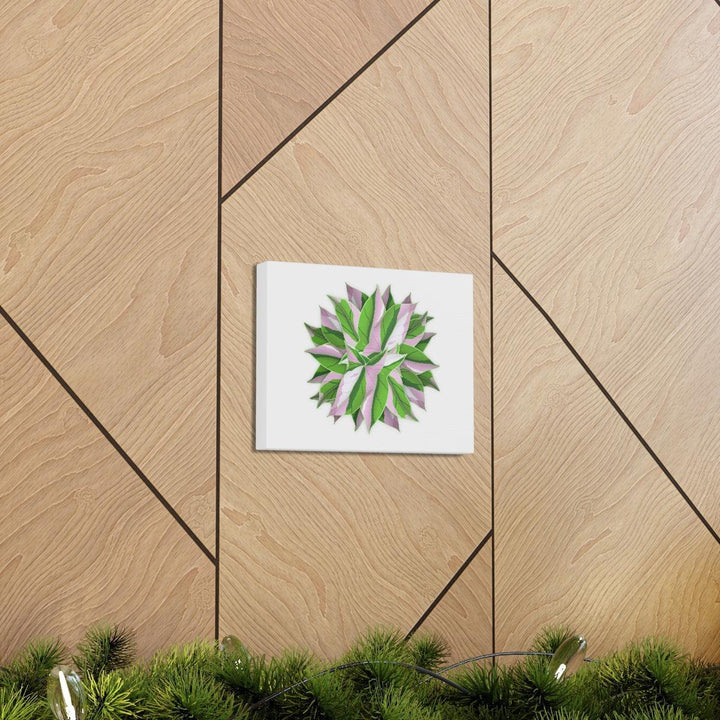 Tricolor Syngonium Canvas - Durable Canvas Art Print With Matte Finish & Botanical Design - Laura Christine Photography & Design