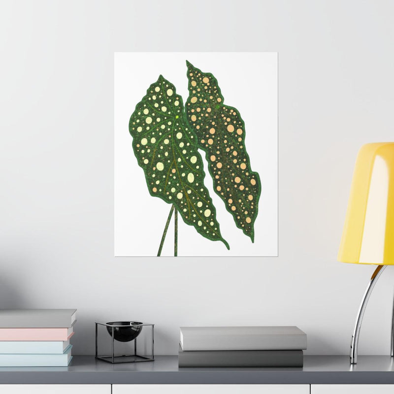 Begonia Maculata Print, Poster, Laura Christine Photography & Design, Back to School, Home & Living, Indoor, Matte, Paper, Posters, Valentine&