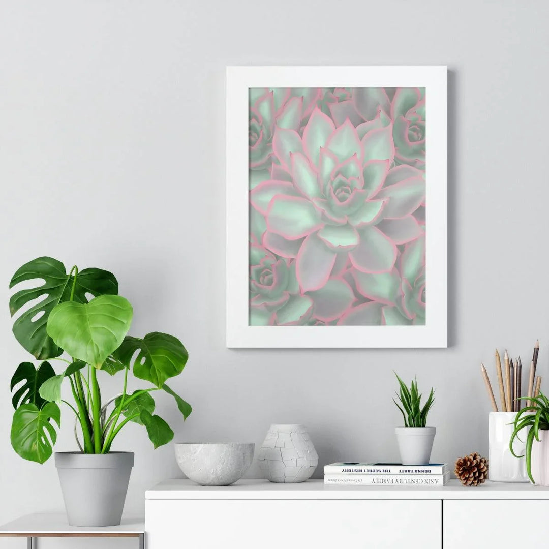 Echeveria Violet Queen Succulent Framed Print, Poster, Laura Christine Photography & Design, Framed, Home & Living, Indoor, Paper, Posters, Laura Christine Photography & Design, laurachristinedesign.com