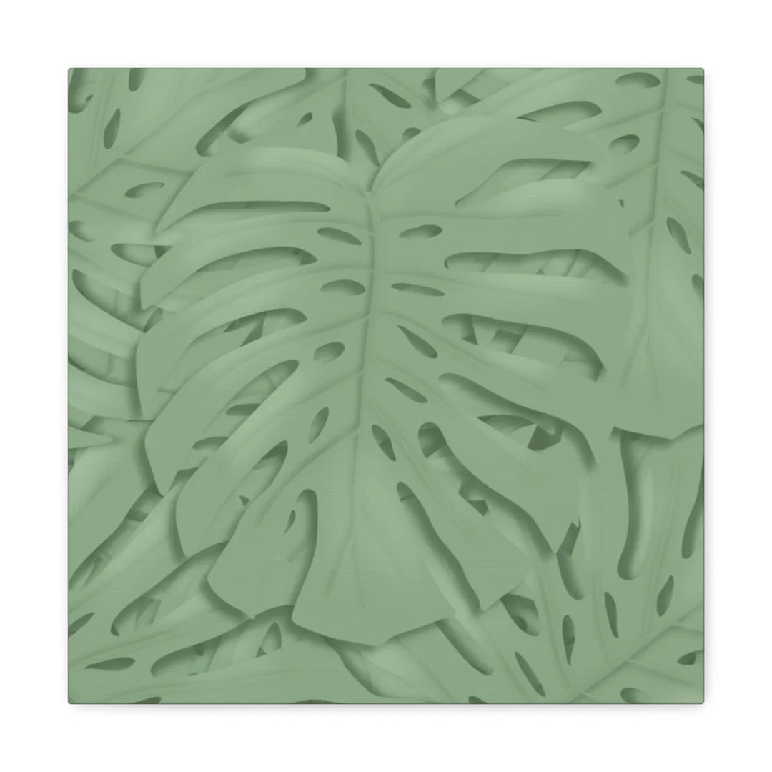 Monstera Canvas Art | Durable Matte Finish Canvas Art Print for Indoor Wall Decor