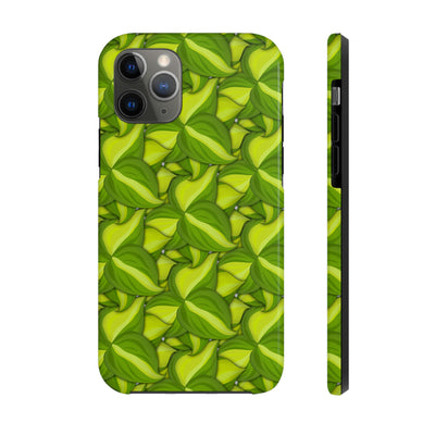 Philodendron Brasil Phone Case, Phone Case, Printify, Accessories, Glossy, iPhone Cases, Matte, Phone accessory, Phone Cases, Samsung Cases, Laura Christine Photography & Design, laurachristinedesign.com