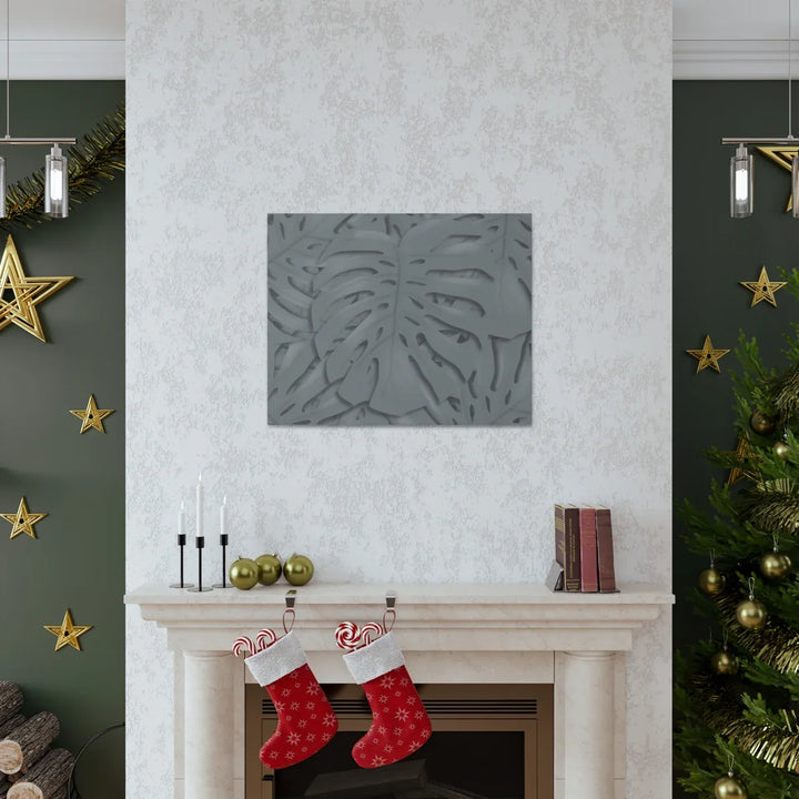 Monstera Canvas Art - Durable Matte Finish Canvas Art Print | Tropical Leaf Wall Decor