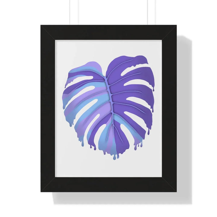 Melting Monstera (Purple) Framed Print, Poster, Laura Christine Photography & Design, Framed, Home & Living, Indoor, Paper, Posters, Laura Christine Photography & Design, laurachristinedesign.com