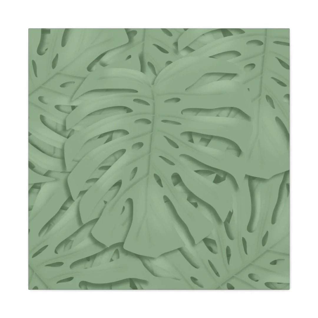 Monstera Canvas Art | Durable Matte Finish Canvas Art Print for Indoor Wall Decor