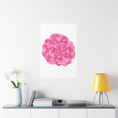 Abstract Peony Flower Print