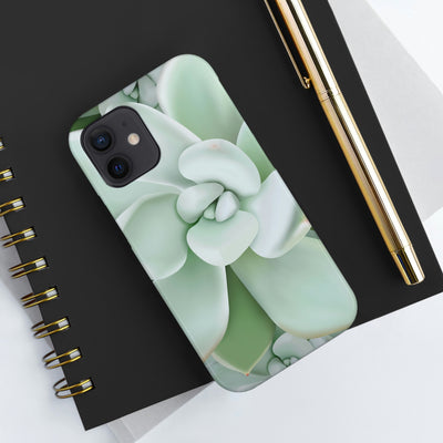 Pachyveria Haagei Succulent Phone Case, Phone Case, Printify, Accessories, Glossy, iPhone Cases, Matte, Phone accessory, Phone Cases, Samsung Cases, Laura Christine Photography & Design, laurachristinedesign.com