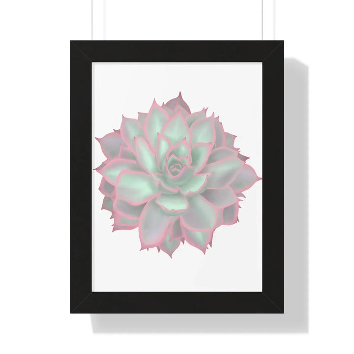 Echeveria Violet Queen Succulent Framed Print, Poster, Laura Christine Photography & Design, Framed, Home & Living, Indoor, Paper, Posters, Laura Christine Photography & Design, laurachristinedesign.com