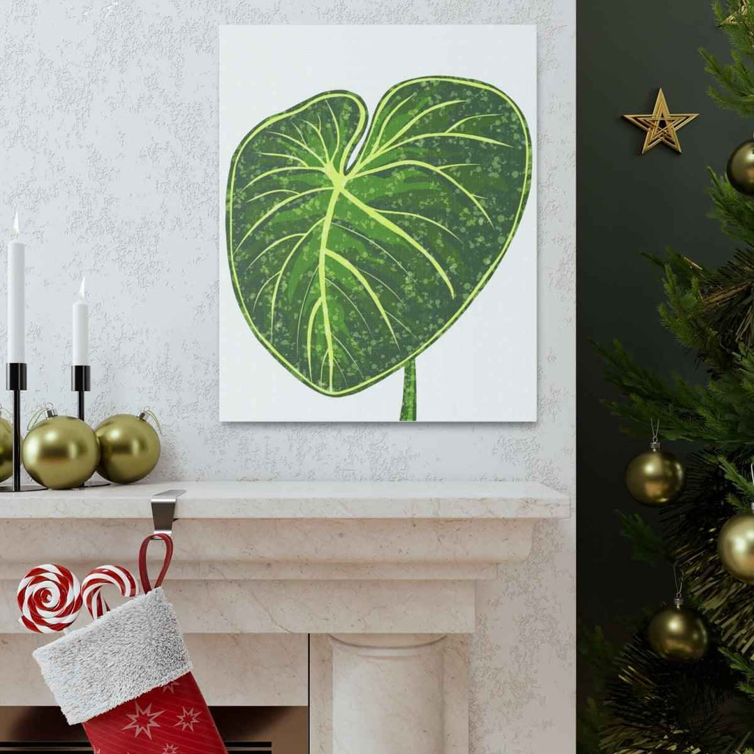 Philodendron Gloriosum Canvas - Stretched Canvas Art Print | Matte Indoor Wall Art