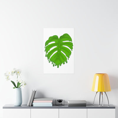 Melting Monstera Print, Poster, Laura Christine Photography & Design, Back to School, Home & Living, Indoor, Matte, Paper, Posters, Valentine's Day promotion, Laura Christine Photography & Design, 