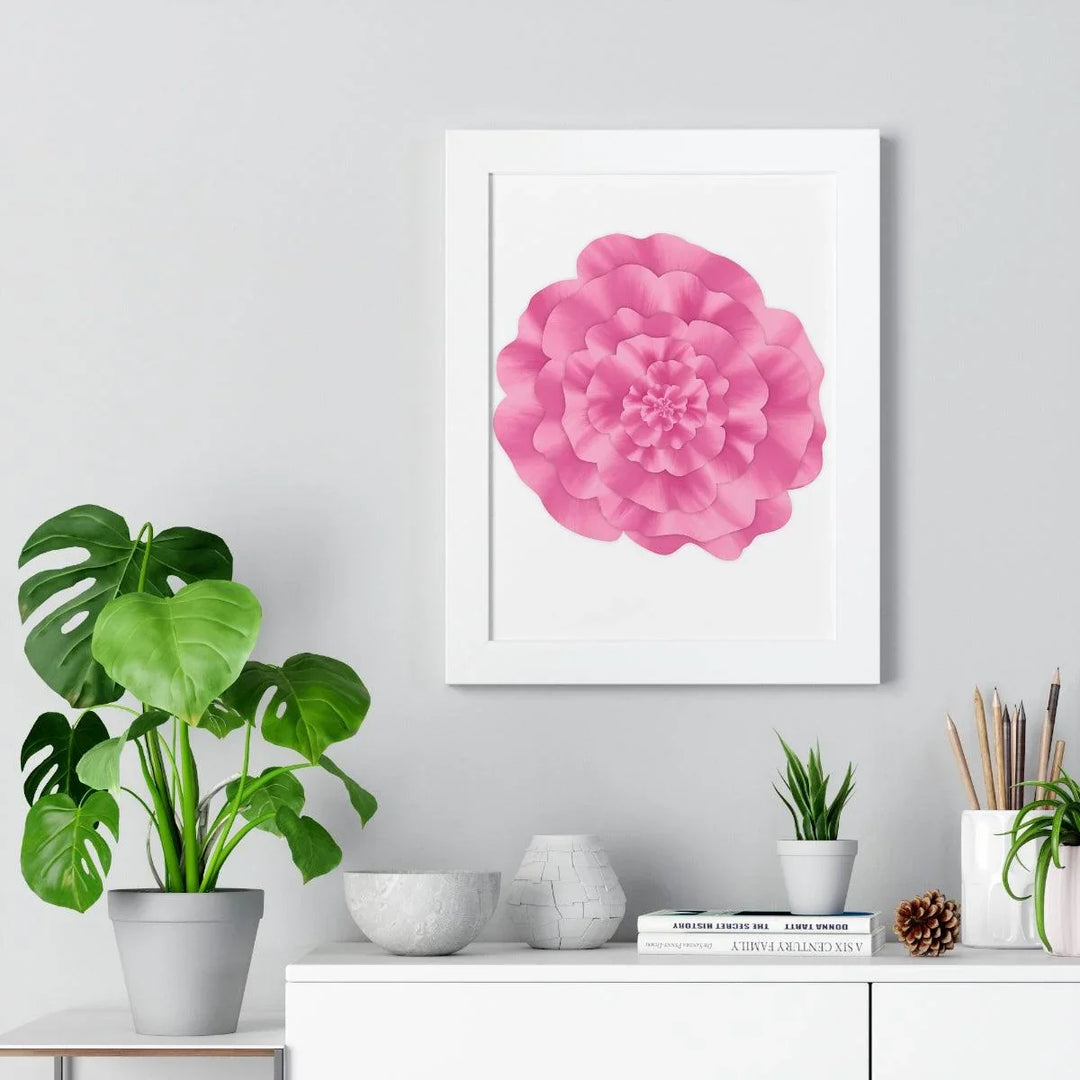 Abstract Peony Flower Framed Print, Poster, Laura Christine Photography & Design, Framed, Home & Living, Indoor, Paper, Posters, Laura Christine Photography & Design, laurachristinedesign.com