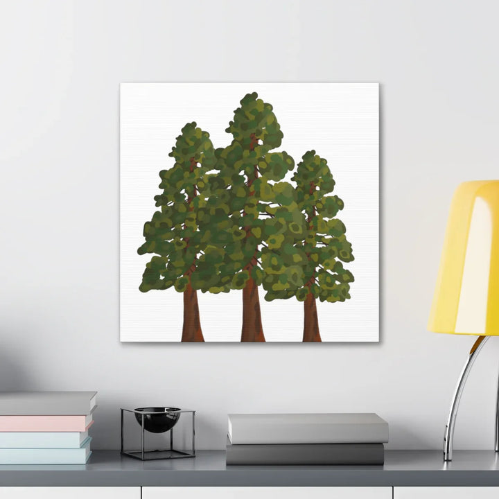 Coastal Redwoods Canvas - Stretched Cotton Canvas Art Print | Matte Finish Wall Hanging Artwork