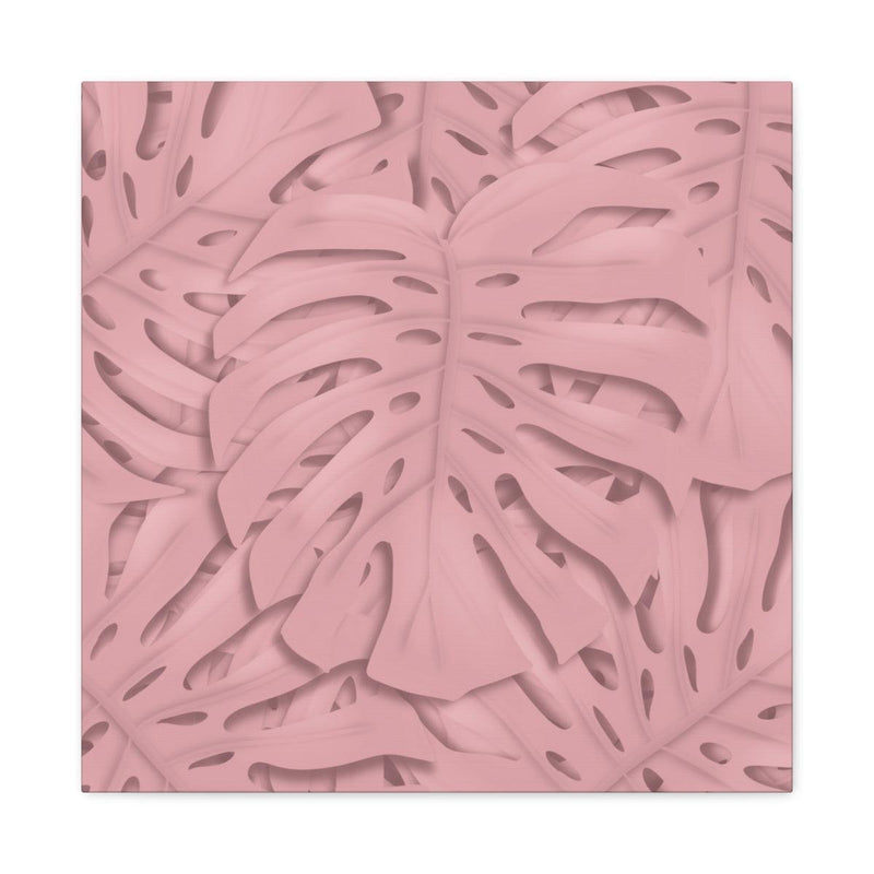 Soft Pink Monstera Canvas, Canvas, Laura Christine Photography & Design, Art & Wall Decor, Canvas, Hanging Hardware, Home & Living, Indoor, Laura Christine Photography & Design, laurachristinedesign.com