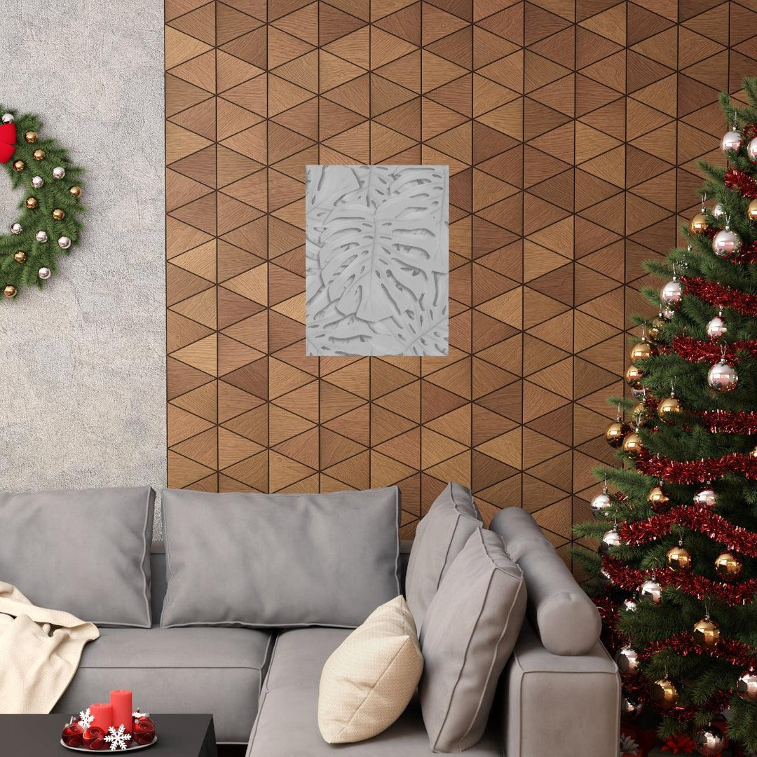 Soft Gray Monstera Print, Poster, Laura Christine Photography & Design, Back to School, Home & Living, Indoor, Matte, Paper, Posters, Valentine's Day promotion, Laura Christine Photography & Design, laurachristinedesign.com