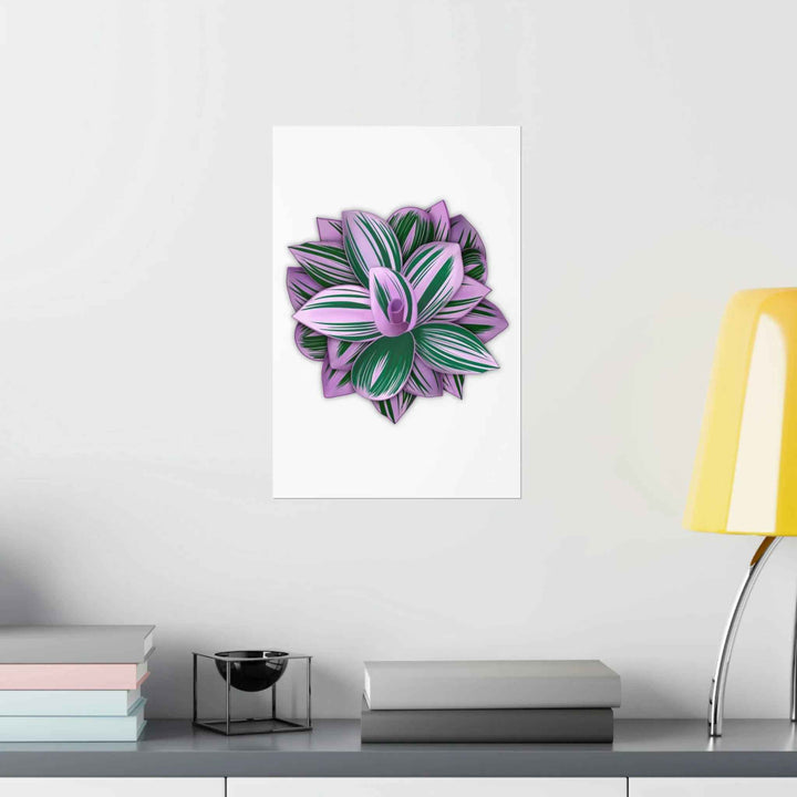 Tradescantia Nanouk Print – Botanical Wall Art on Museum-Grade Paper Poster Unframed