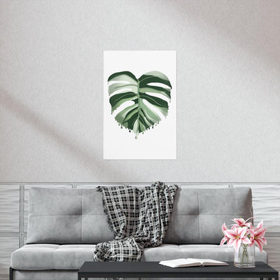 Melting Monstera Albo - Print, Poster, Laura Christine Photography & Design, Back to School, Home & Living, Indoor, Matte, Paper, Posters, Valentine's Day promotion, Laura Christine Photography & Design, 