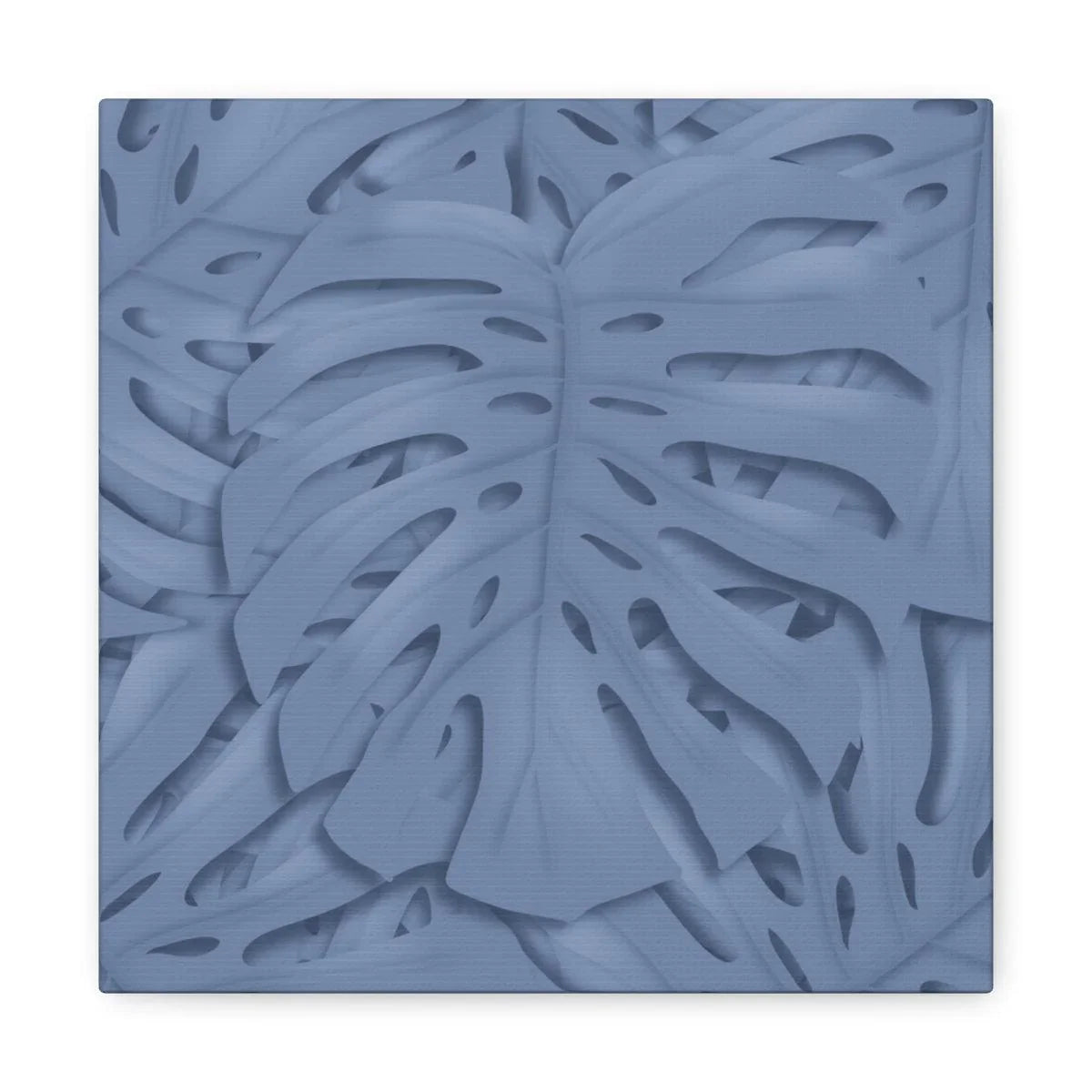 Slate Blue Monstera Canvas, Canvas, Laura Christine Photography & Design, Art & Wall Decor, Canvas, Hanging Hardware, Home & Living, Indoor, Laura Christine Photography & Design, laurachristinedesign.com