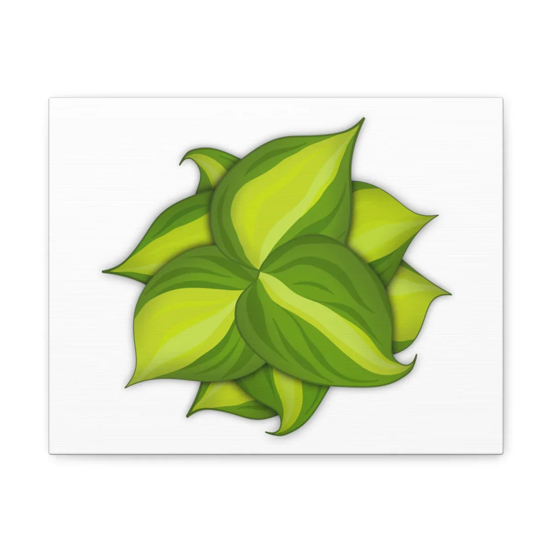 Philodendron Brasil Canvas - Botanical Canvas Art Print With Matte Finish & Durable Hanging - Laura Christine Photography & Design