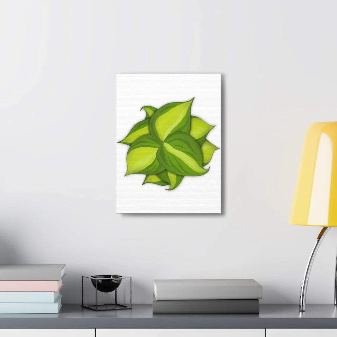 Philodendron Brasil Canvas - Botanical Canvas Art Print With Matte Finish & Durable Hanging - Laura Christine Photography & Design