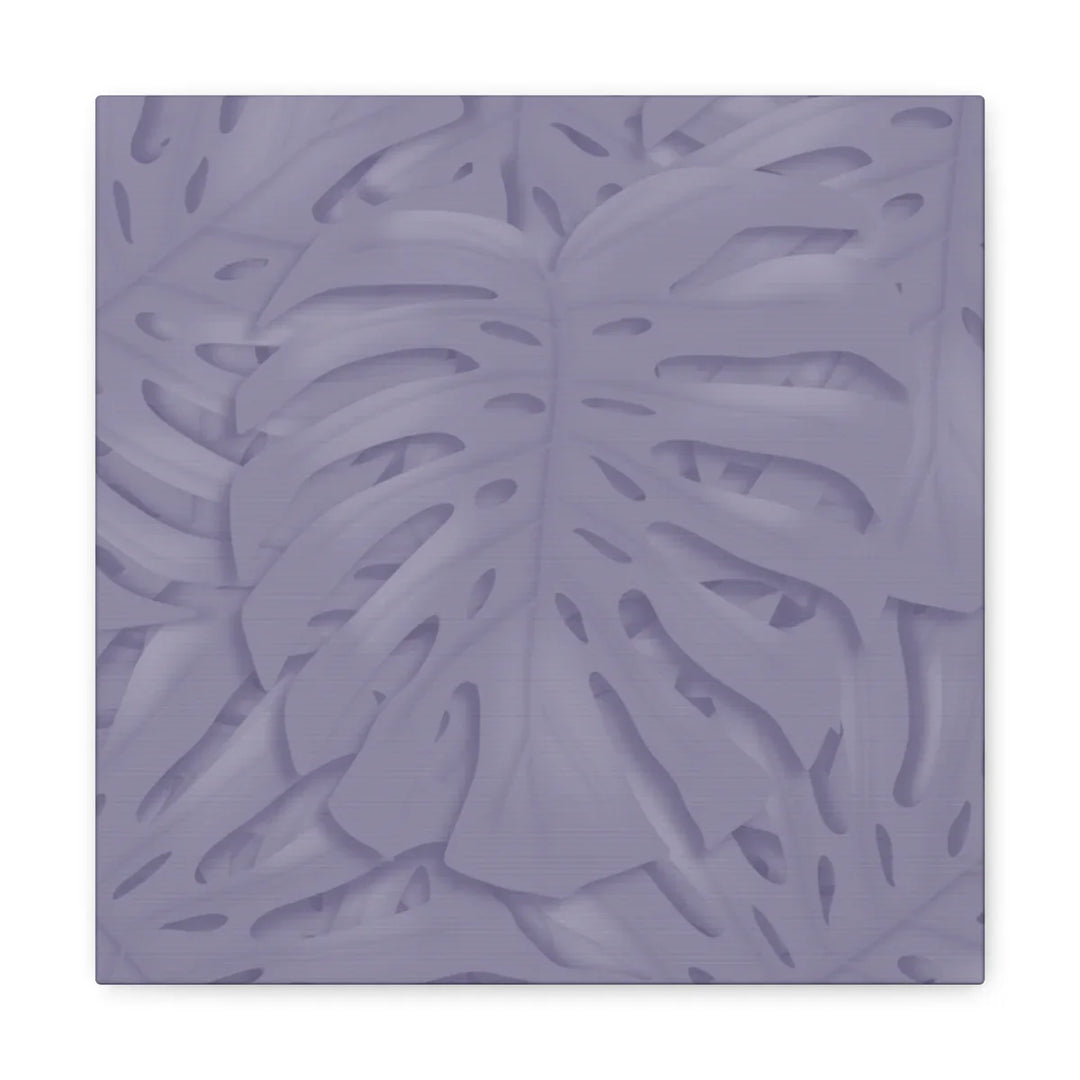 Violet Monstera Canvas – Durable Canvas Art Print With Matte Finish & Botanical Design