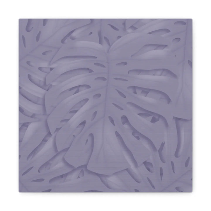 Violet Monstera Canvas – Durable Canvas Art Print With Matte Finish & Botanical Design